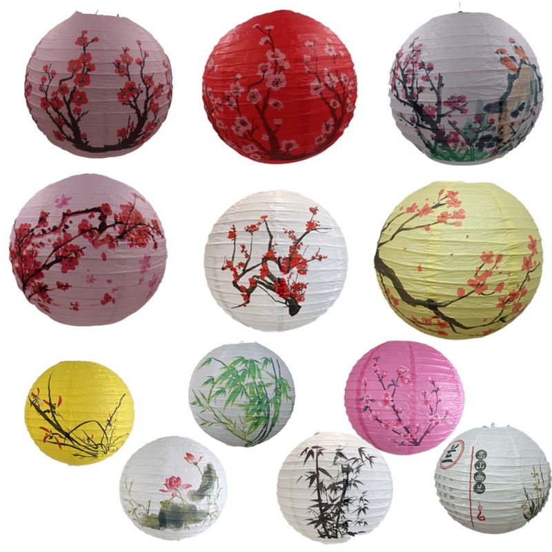 Photography Year - Lampion papierowy z nadrukiem w stylu