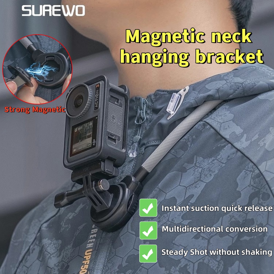 SUREWO Magnetyczny uchwyt szyb – Gopro Action Camera Hero 12 Black recenzja i cena