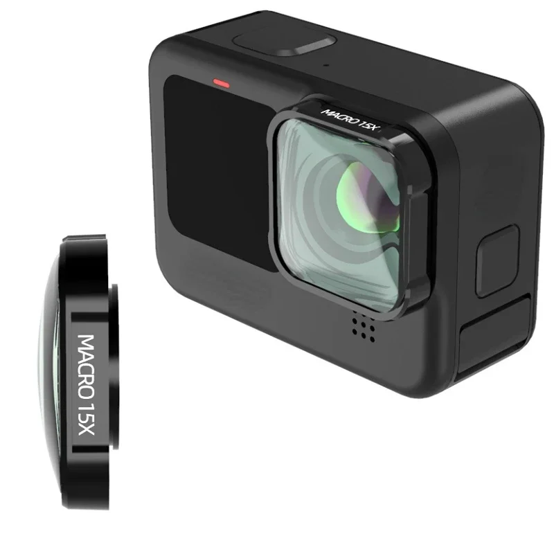 Filtr obiektywu Macro 15X HD d – Gopro Action Camera Hero 12 Black recenzja i cena